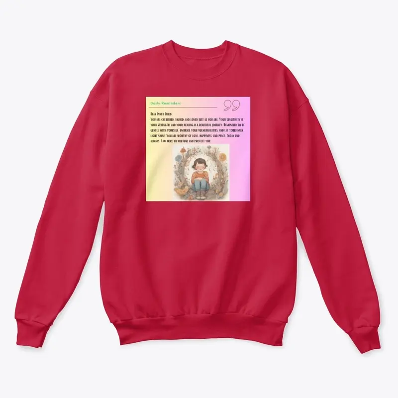 Inner Child Healing Letter Hoodie