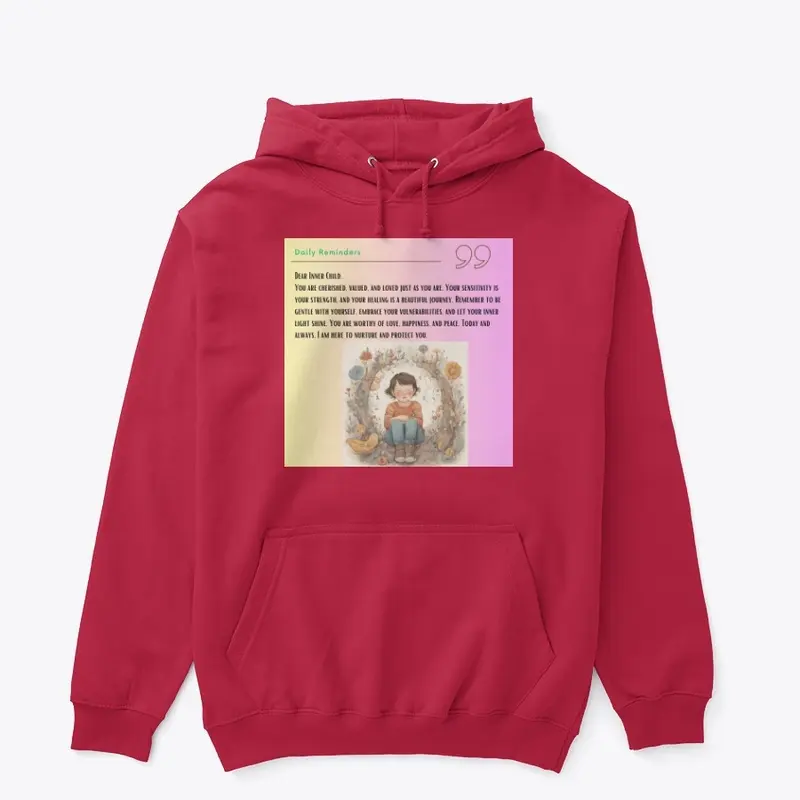 Inner Child Healing Letter Hoodie