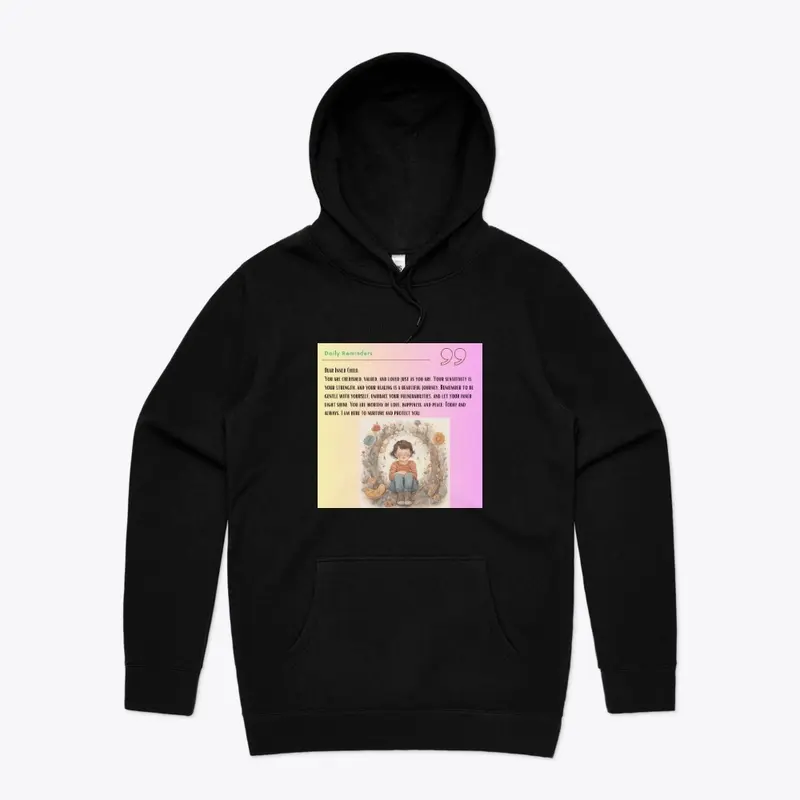 Inner Child Healing Letter Hoodie